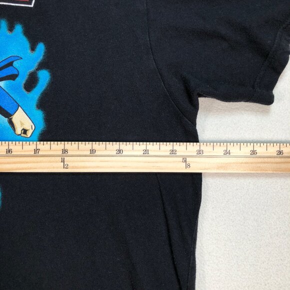 Dragon Ball Z T Shirt Men's XL Black Resurrection F Goku Super Saiyan Blue Anime - Picture 7 of 11